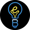 EpiBuild lightbulb logo with a bright letter e as the filament